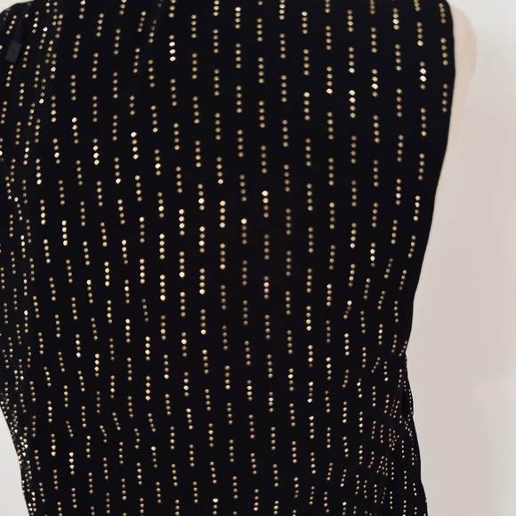 Saint Laurent stud-embellished silk minidress in Black - Picture 10 of 12